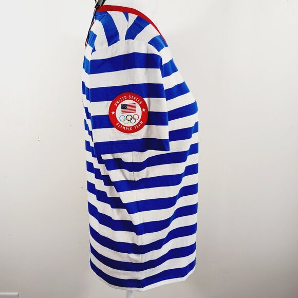 NWT Polo Ralph Lauren Team USA Summer Olympics Village Wear  Striped Tee Medium - Picture 6 of 16